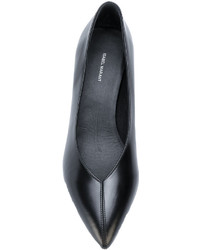 Черные кожаные туфли от Isabel Marant