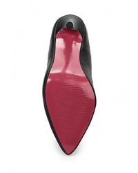 Черные кожаные туфли от Queen Vivi