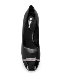 Черные кожаные туфли от Baldinini