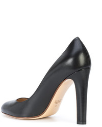 Черные кожаные туфли от Francesco Russo