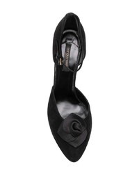 Черные кожаные туфли от Sergio Rossi