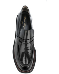Черные кожаные туфли от Robert Clergerie
