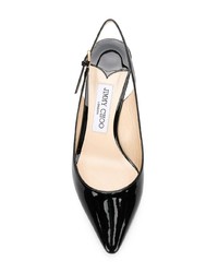 Черные кожаные туфли от Jimmy Choo