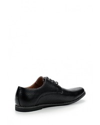 Мужские черные кожаные туфли от Tesoro