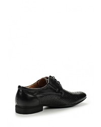 Мужские черные кожаные туфли от Tesoro