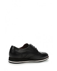 Мужские черные кожаные туфли от Valor Wolf