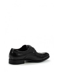 Мужские черные кожаные туфли от Valor Wolf