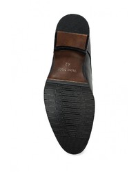 Мужские черные кожаные туфли от Valor Wolf