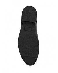 Мужские черные кожаные туфли от Valor Wolf