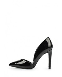 Черные кожаные туфли от Via Giulia