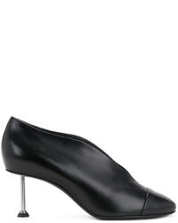 Черные кожаные туфли от Victoria Beckham