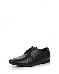 Мужские черные кожаные туфли от Zenden Collection