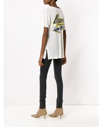 Черные кожаные узкие брюки от Andrea Bogosian