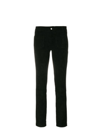 Черные кожаные узкие брюки от The Seafarer