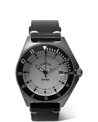 Мужские черные кожаные часы от Bamford Watch Department