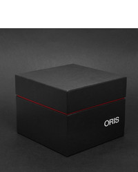 Мужские черные кожаные часы от Oris