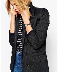 Женские черные кожаные часы от Asos