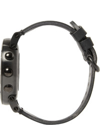 Мужские черные кожаные часы от Suunto