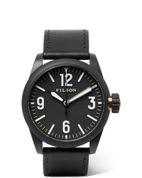 Мужские черные кожаные часы от Filson