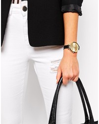 Женские черные кожаные часы от Pilgrim