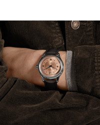 Мужские черные кожаные часы от Montblanc