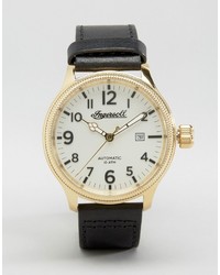 Мужские черные кожаные часы от Ingersoll