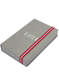 Мужские черные кожаные часы от Timex