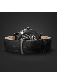 Мужские черные кожаные часы от Girard Perregaux
