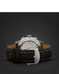 Мужские черные кожаные часы от Breitling
