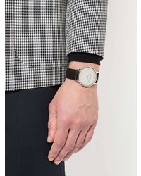 Мужские черные кожаные часы от PAUL HEWITT