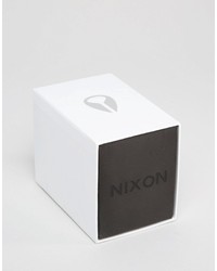 Мужские черные кожаные часы от Nixon