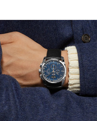 Мужские черные кожаные часы от Parmigiani Fleurier