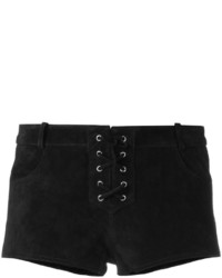 Женские черные кожаные шорты от Etoile Isabel Marant