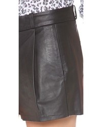 Женские черные кожаные шорты от Joe's Jeans