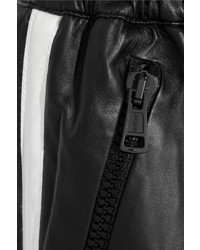 Женские черные кожаные шорты от Acne Studios