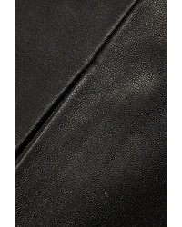 Женские черные кожаные шорты от Tibi