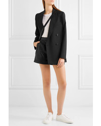 Женские черные кожаные шорты от Frame