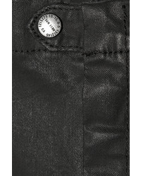 Черные кожаные штаны-комбинезон от Current/Elliott