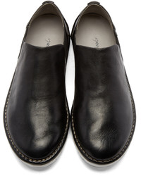 Мужские черные кожаные эспадрильи от Marsèll Gomma