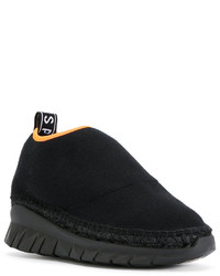 Женские черные кожаные эспадрильи от Kenzo