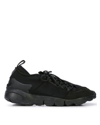 Мужские черные кроссовки из плотной ткани от Comme des Garcons