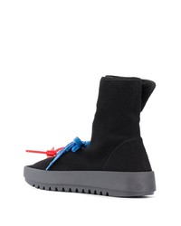 Мужские черные кроссовки из плотной ткани от Off-White