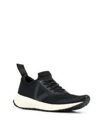 Мужские черные кроссовки из плотной ткани от Rick Owens Veja