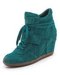 Черные кроссовки на танкетке от Ash