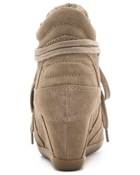 Черные кроссовки на танкетке от Ash