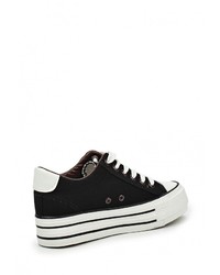 Черные кроссовки на танкетке от Ideal