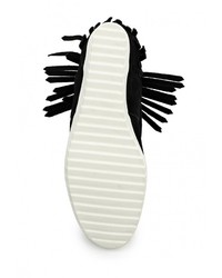 Черные кроссовки на танкетке от River Island