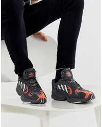 Мужские черные кроссовки с принтом от adidas Originals
