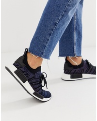 Женские черные кроссовки с принтом от adidas Originals