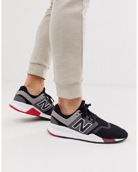 Мужские черные кроссовки с принтом от New Balance